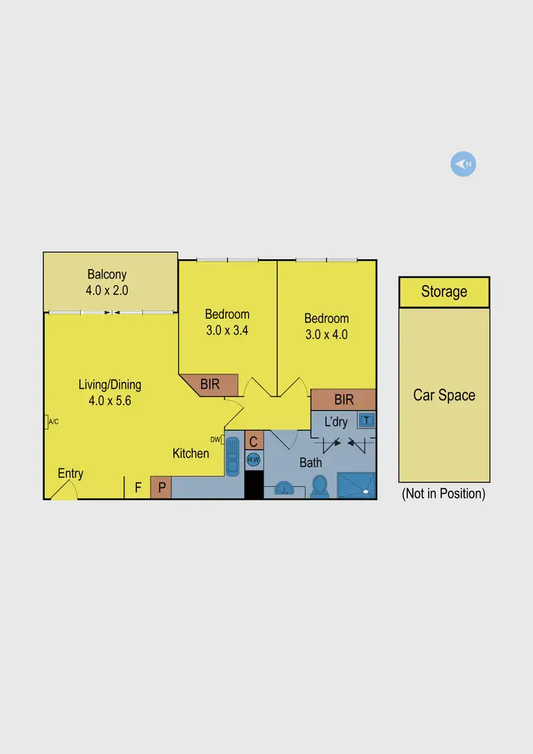 Floorplan of Homely apartment listing, 7/20 French Street, Footscray VIC 3011