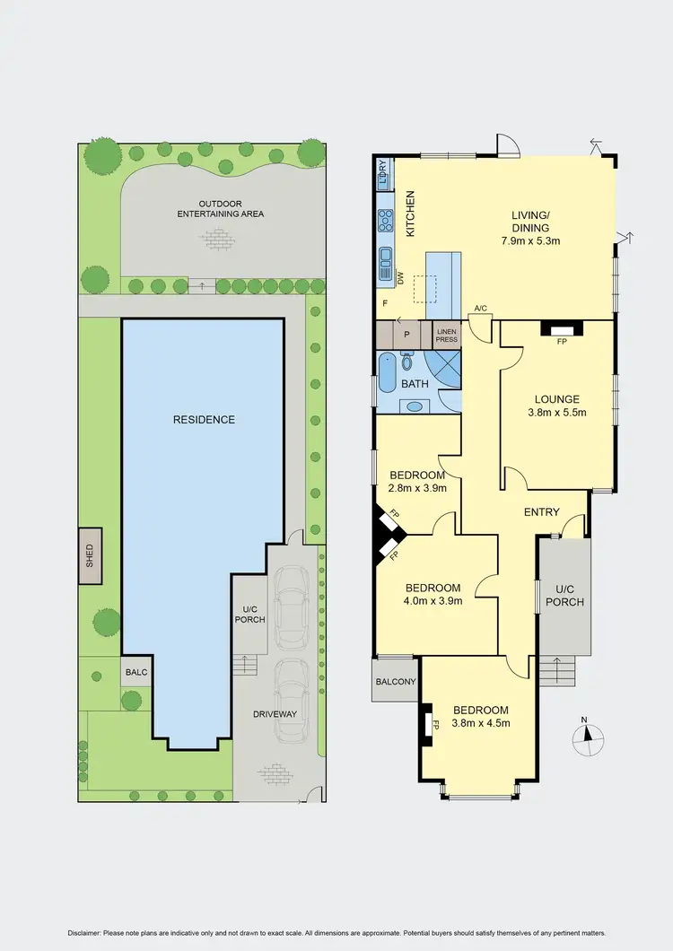 Floorplan of Homely house listing, 36 Eglinton Street, Moonee Ponds VIC 3039