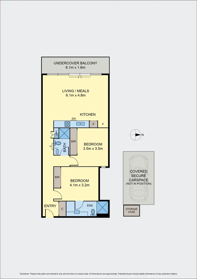Floorplan of Homely apartment listing, 201/246 Union Road, Ascot Vale VIC 3032