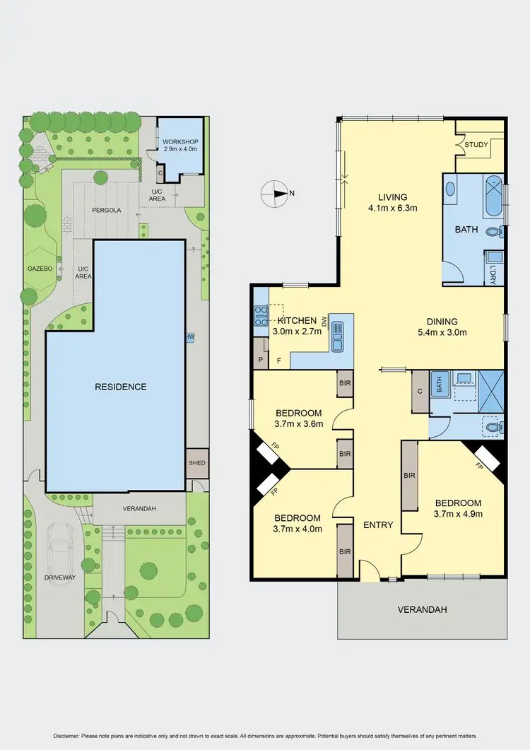 Floorplan of Homely house listing, 201 Napier Street, Essendon VIC 3040