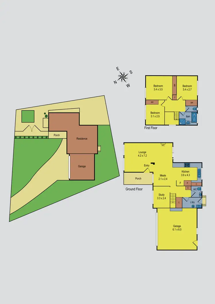 Floorplan of Homely house listing, 5 Hermes Court, Keilor VIC 3036