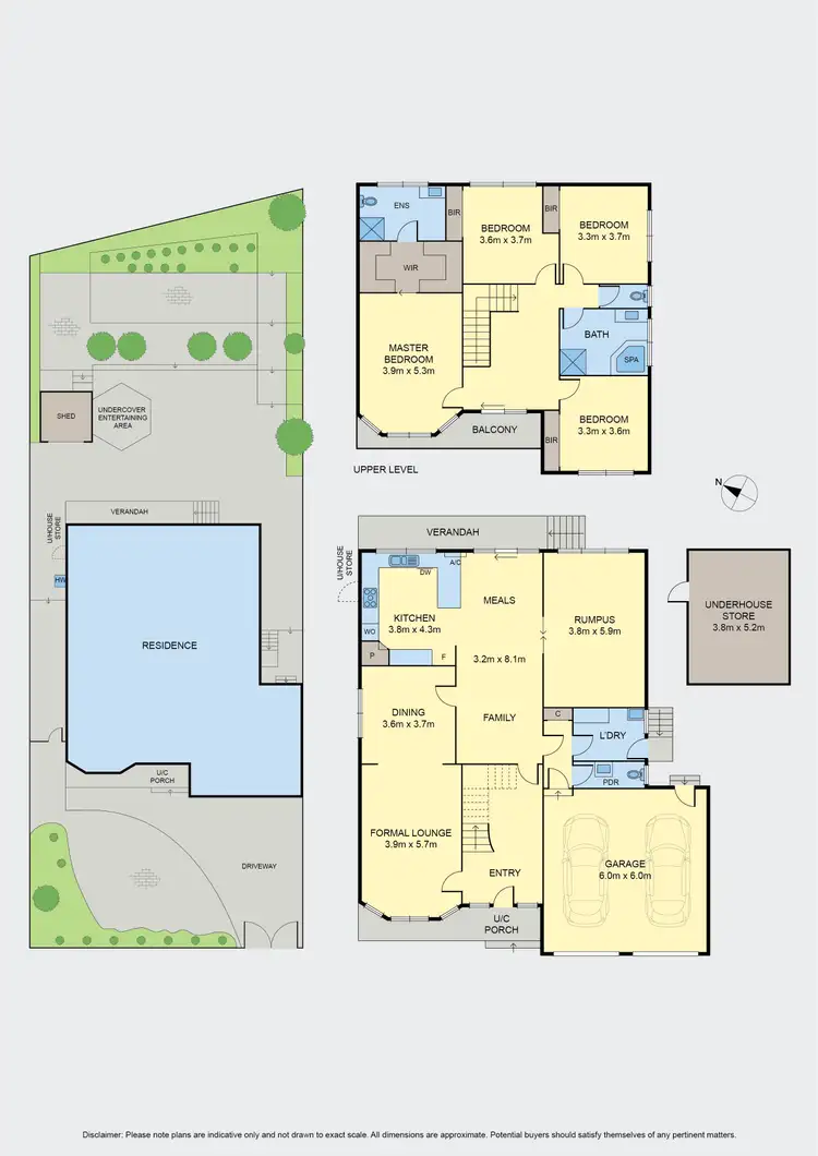 Floorplan of Homely house listing, 48 Montpellier Drive, Avondale Heights VIC 3034
