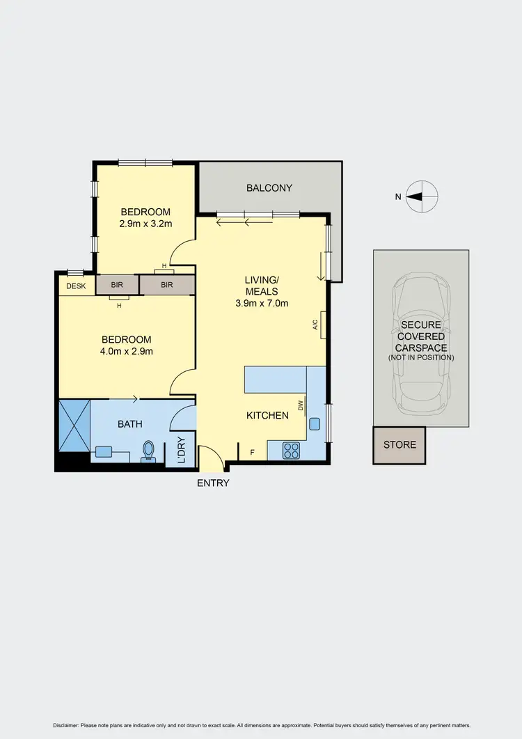Floorplan of Homely apartment listing, BG20/12 Olive York Way, Brunswick West VIC 3055