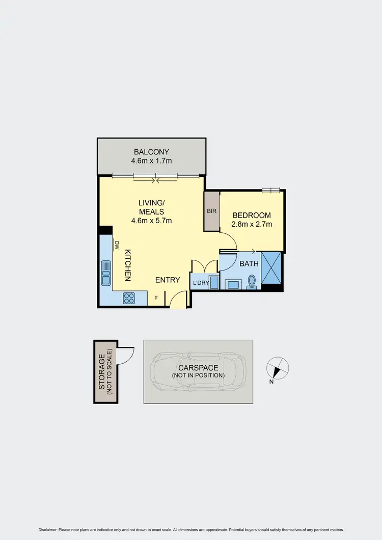 Floorplan of Homely apartment listing, 313/1044-1046 Mt Alexander Road, Essendon VIC 3040