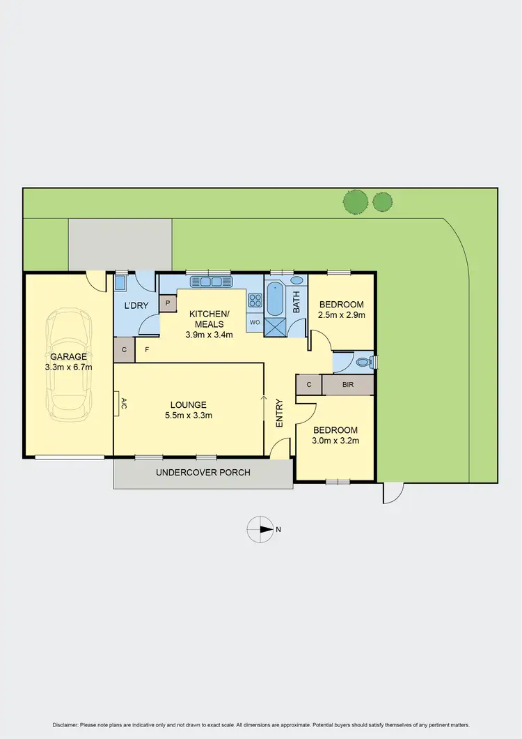 Floorplan of Homely unit listing, 3/18 Fisher Street, Gisborne VIC 3437