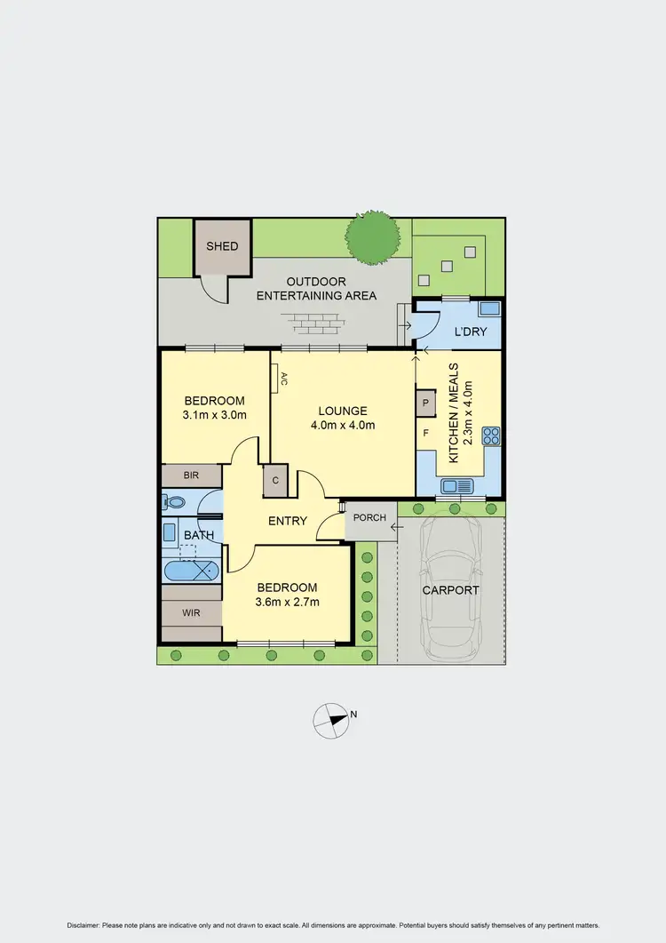 Floorplan of Homely unit listing, 3/31-33 Timins Street, Sunbury VIC 3429