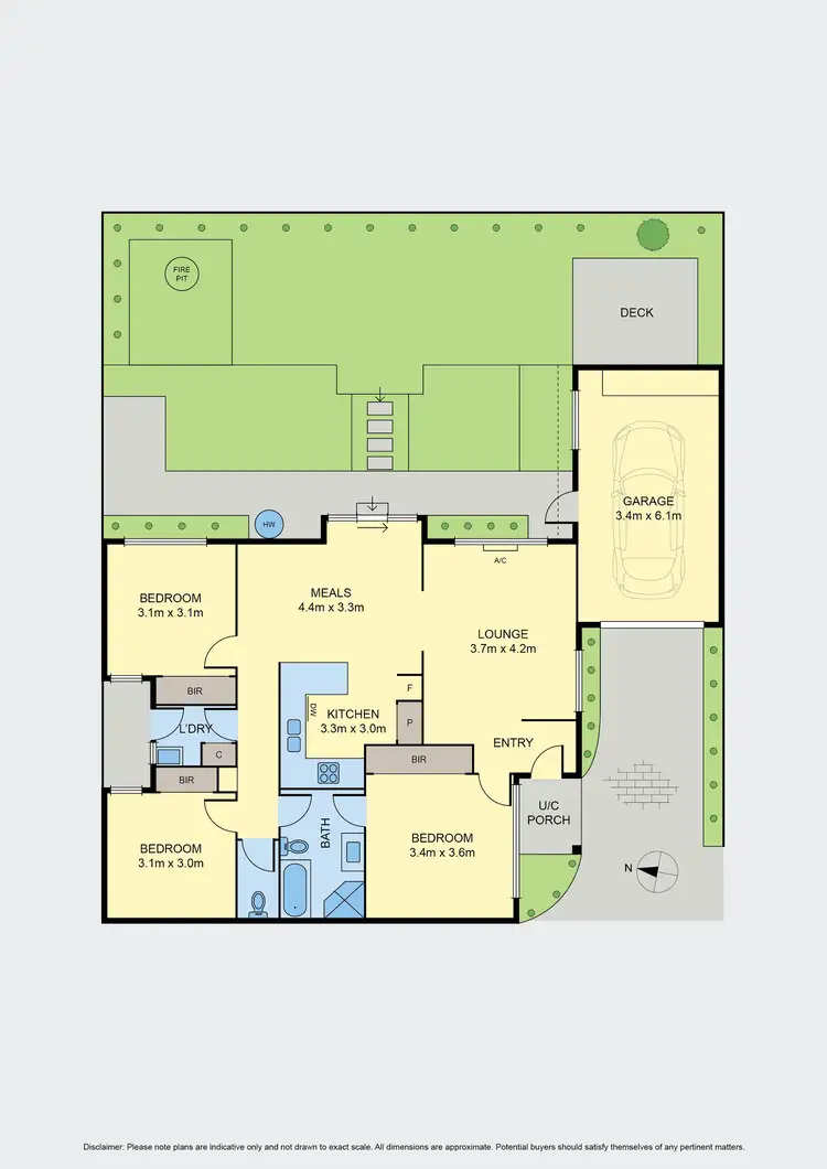 Floorplan of Homely unit listing, 4/58 Austin Crescent, Pascoe Vale VIC 3044
