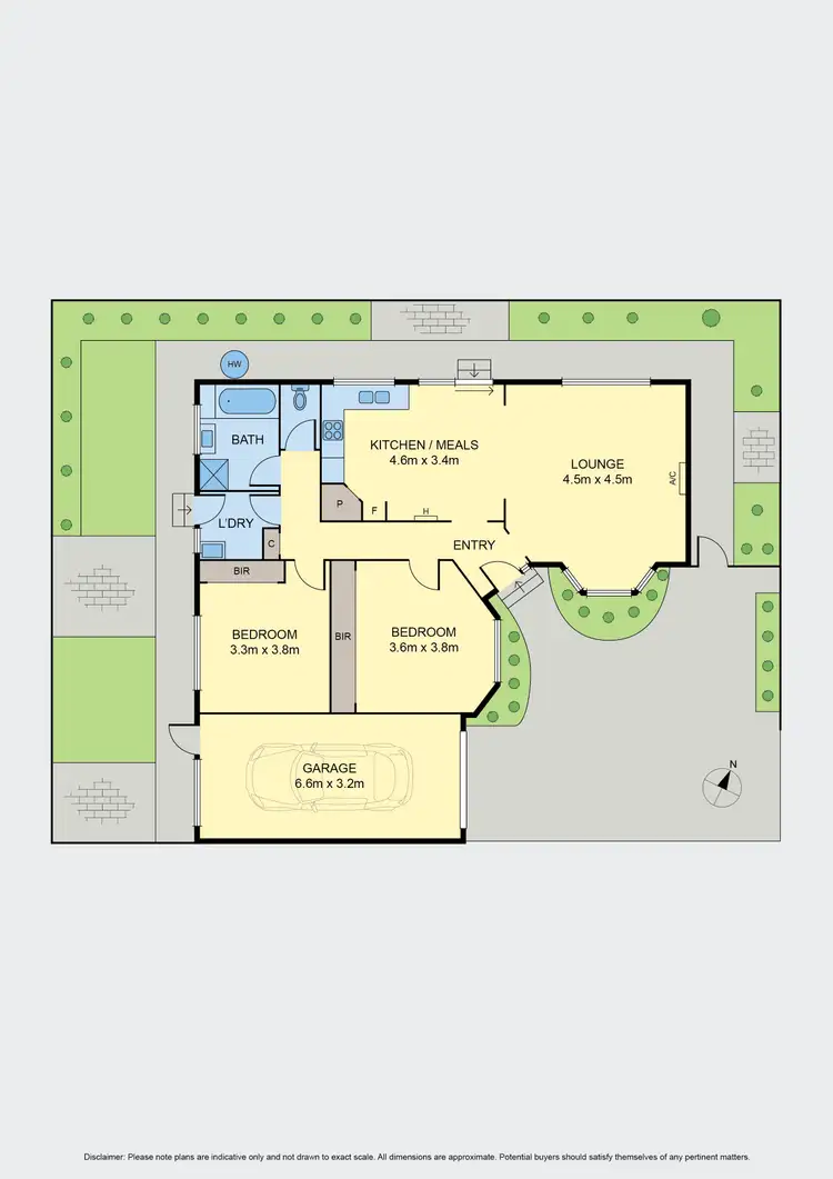 Floorplan of Homely villa listing, 2/19 Lock Street, Fawkner VIC 3060