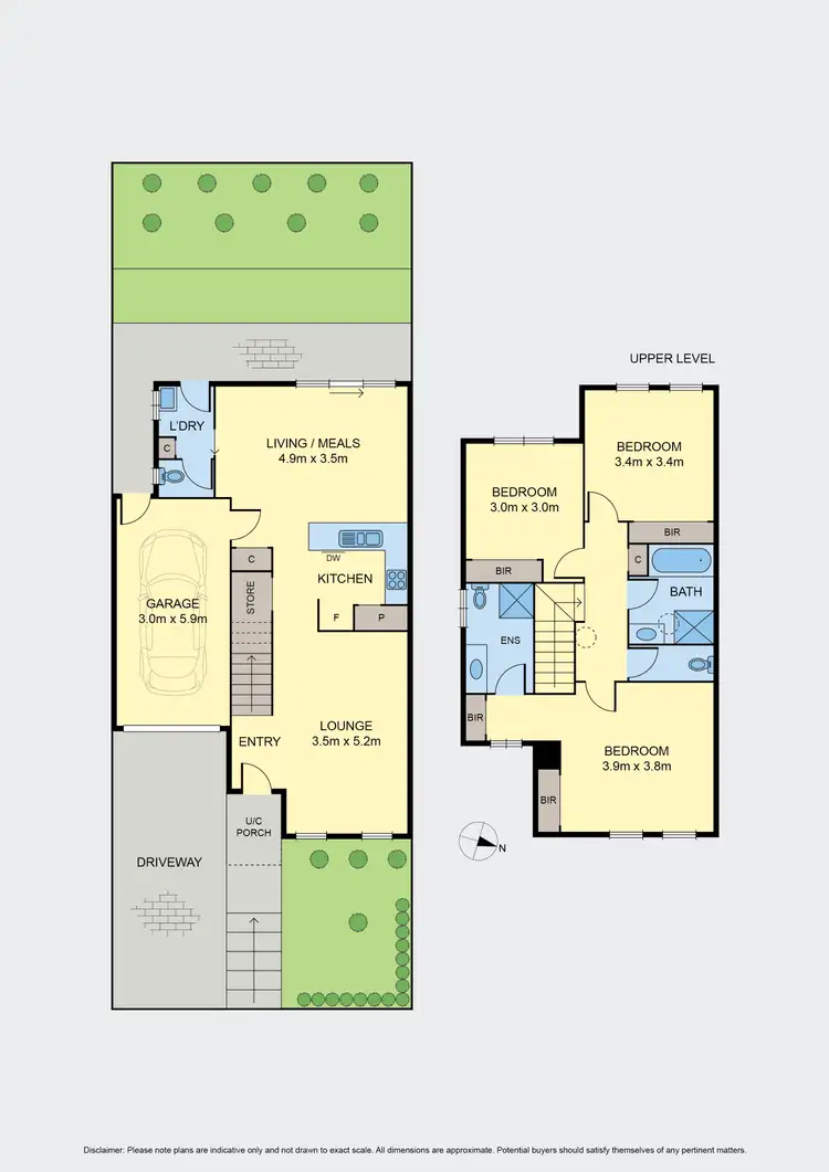 Floorplan of Homely townhouse listing, 35 Balerno Circle, Gowanbrae VIC 3043
