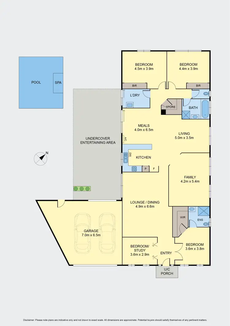 Floorplan of Homely house listing, 18 Abbington Crescent, Caroline Springs VIC 3023