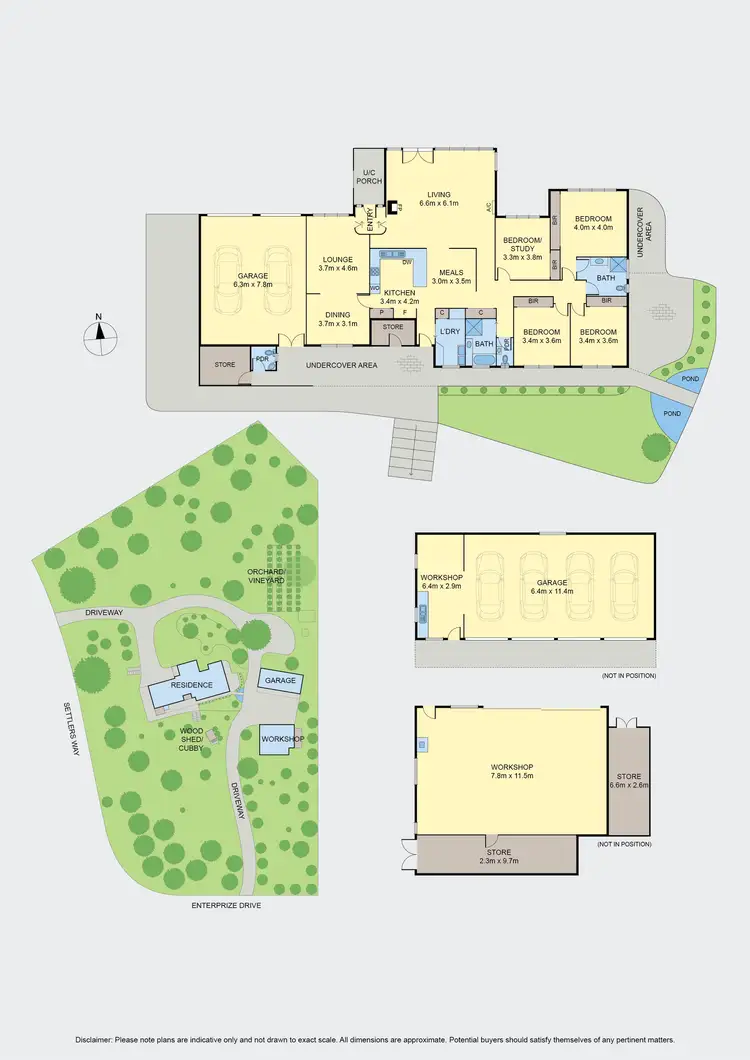 Floorplan of Homely house listing, 20 Enterprize Drive, Sunbury VIC 3429