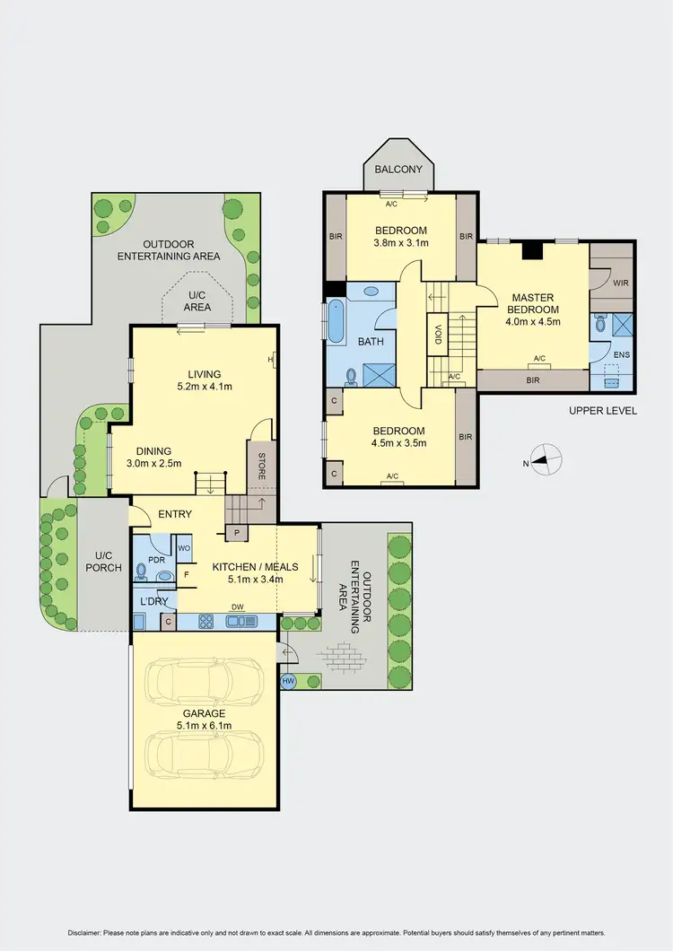 Floorplan of Homely townhouse listing, 5/1-11 Tasman Avenue, Strathmore Heights VIC 3041