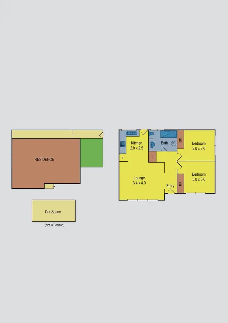 Floorplan of Homely unit listing, 1/11 Halpin Street, Brunswick West VIC 3055