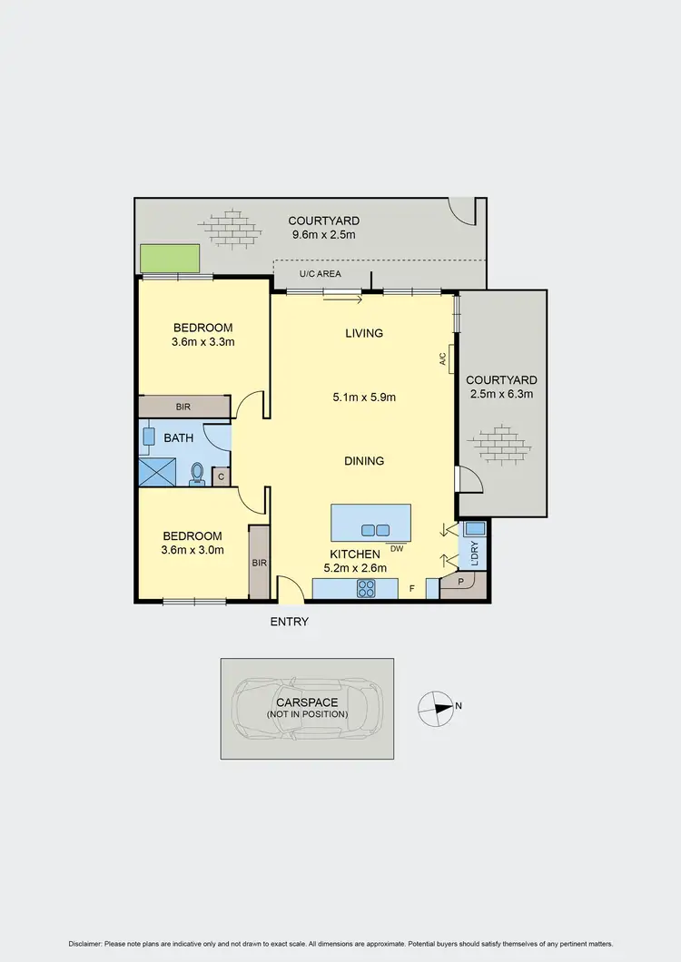 Floorplan of Homely apartment listing, 2/80 Hopetoun Avenue, Brunswick West VIC 3055