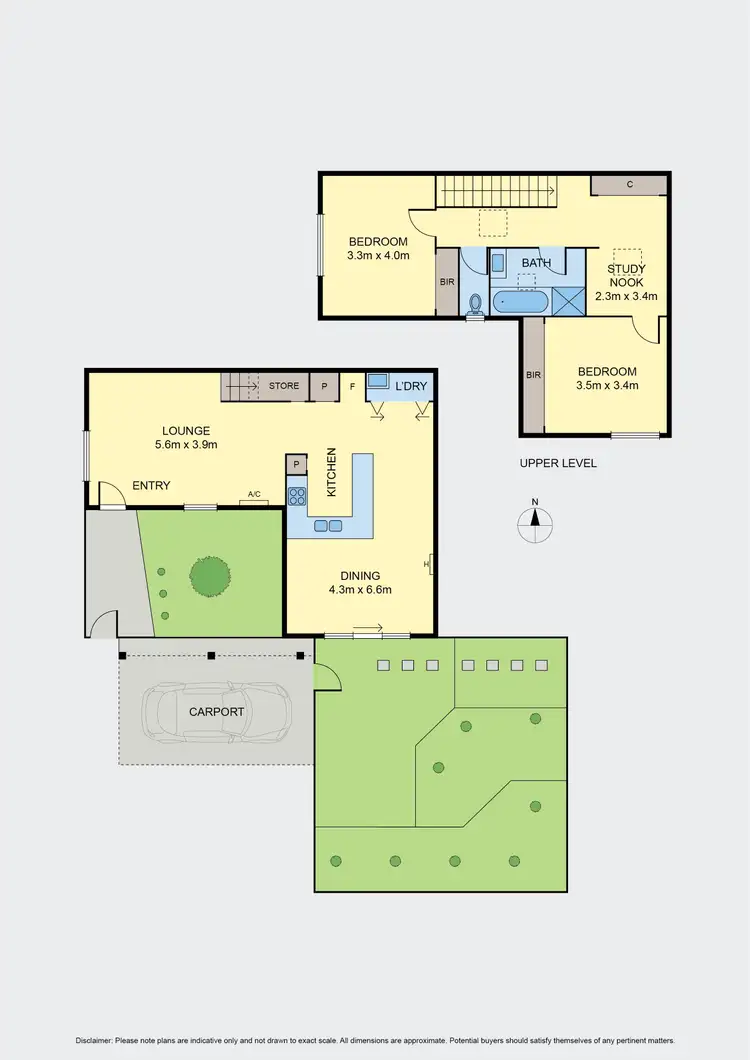 Floorplan of Homely townhouse listing, 2/12 Fawkner Road, Pascoe Vale VIC 3044
