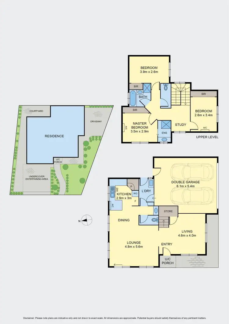 Floorplan of Homely townhouse listing, 1/23 Messina Crescent, Taylors Lakes VIC 3038