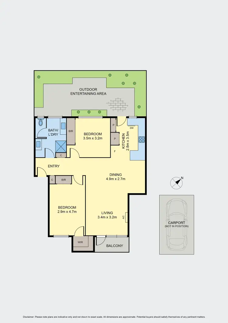 Floorplan of Homely apartment listing, 5/949 Mt Alexander Road, Essendon VIC 3040