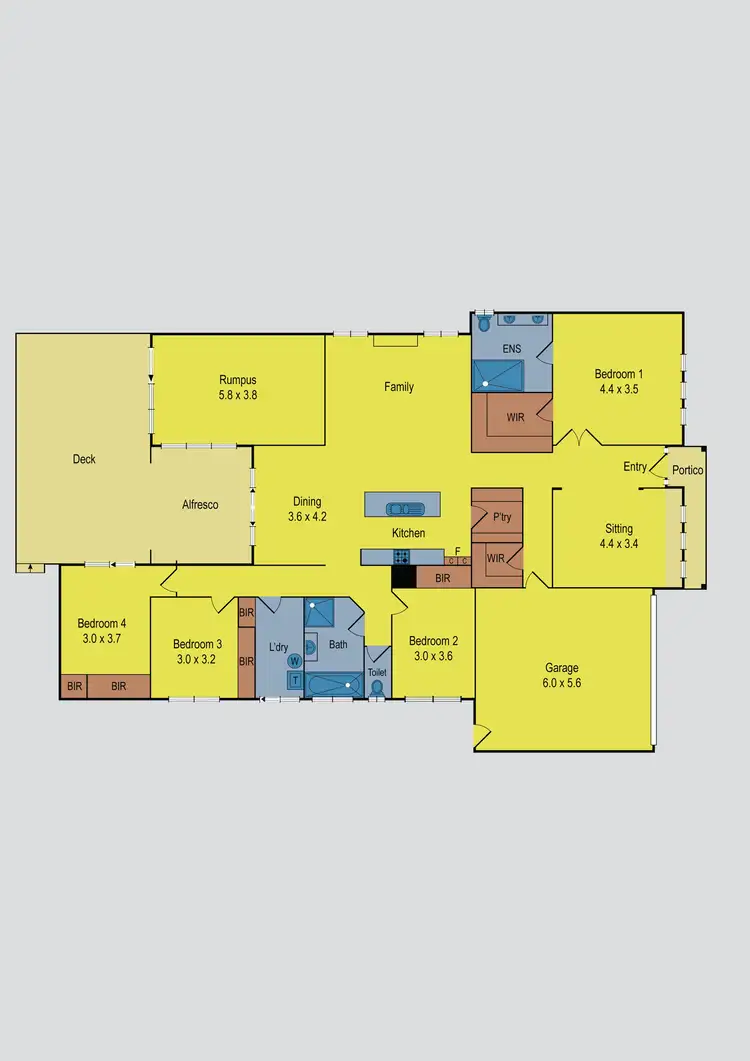 Floorplan of Homely house listing, 15 Charters Avenue, Gisborne VIC 3437