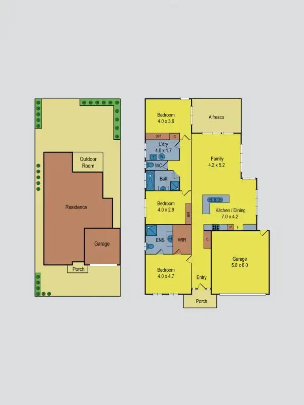 Floorplan of Homely house listing, 47 Daly Circuit, Caroline Springs VIC 3023