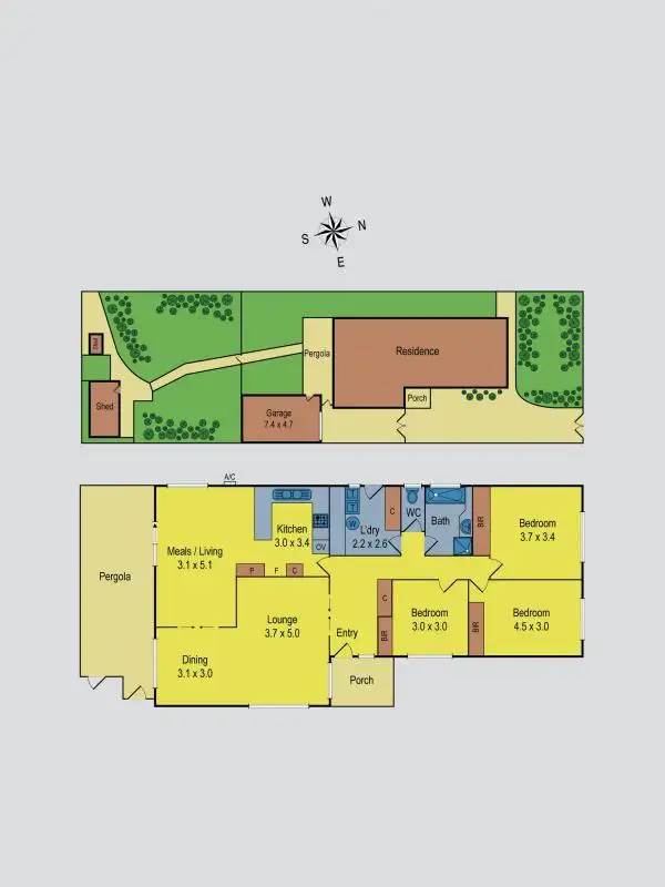 Floorplan of Homely house listing, 11 Duffy Street, Essendon North VIC 3041