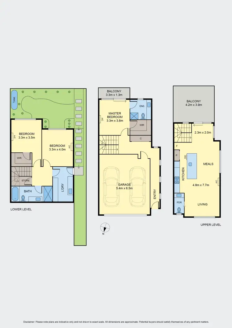 Floorplan of Homely townhouse listing, 4/20 Austin Crescent, Pascoe Vale VIC 3044