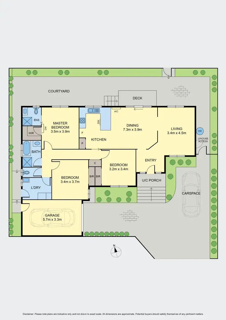 Floorplan of Homely villa listing, 420B Buckley Street, Essendon West VIC 3040