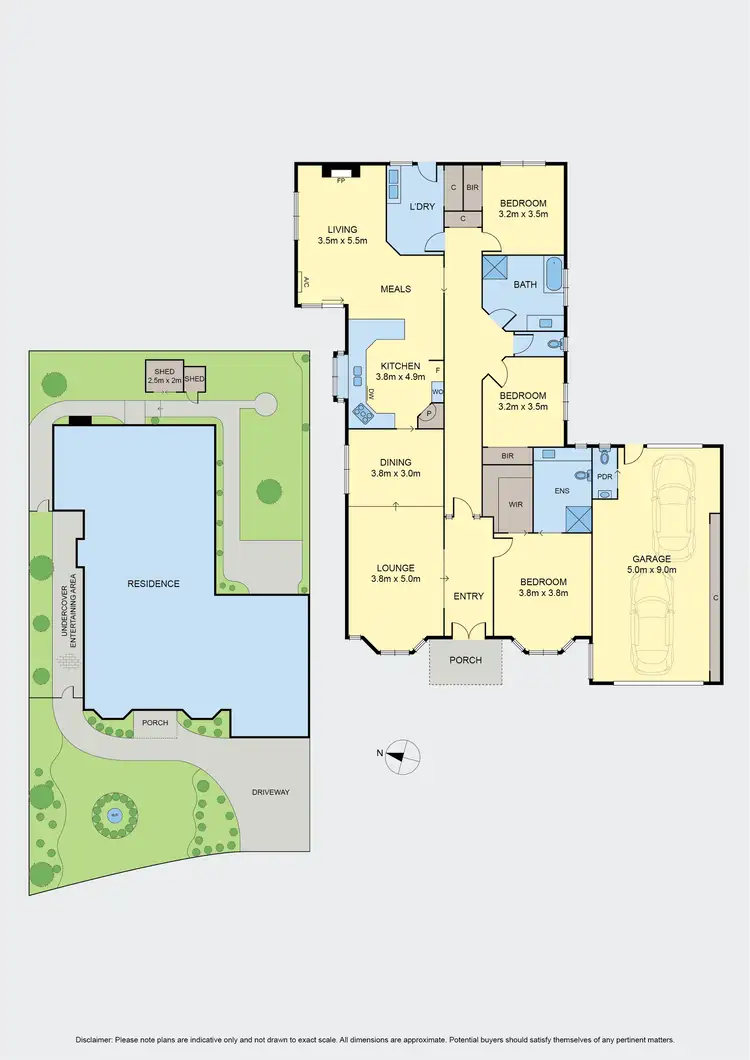 Floorplan of Homely house listing, 8 Morcambe Crescent, Keilor Downs VIC 3038