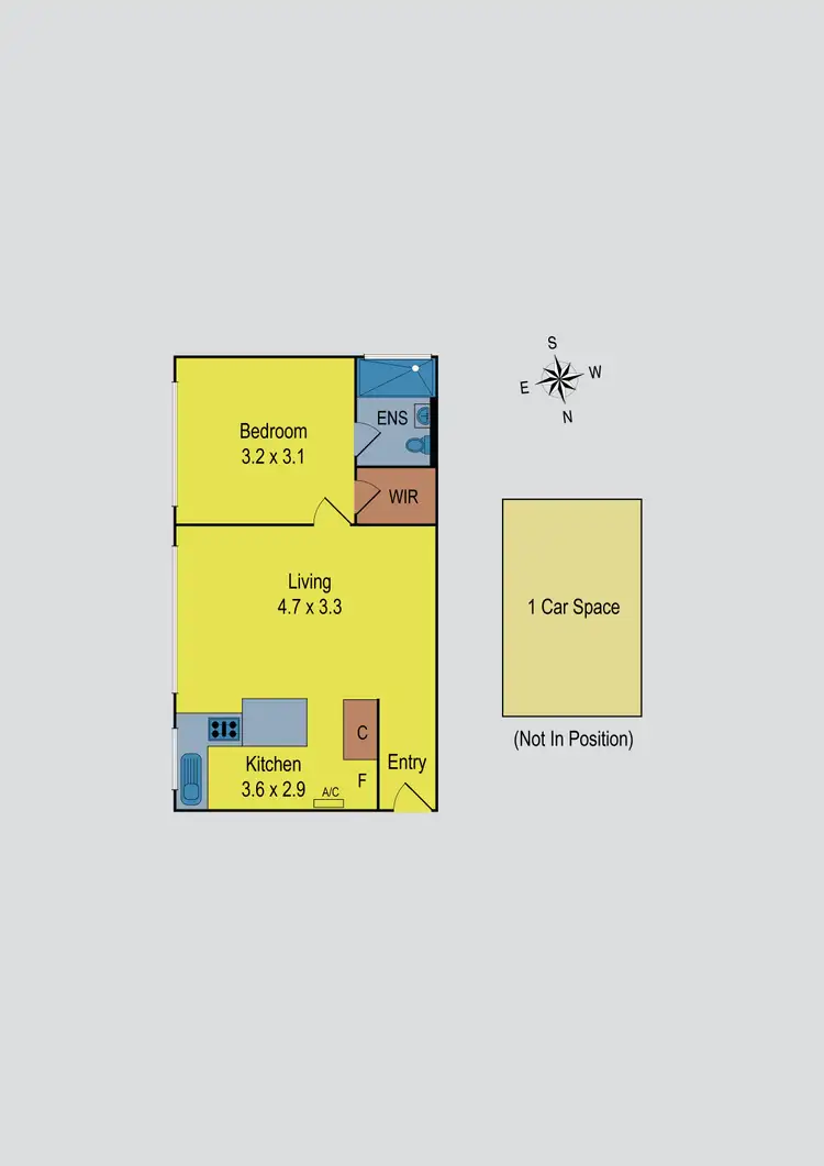 Floorplan of Homely apartment listing, 24/51 Buckley Street, Moonee Ponds VIC 3039
