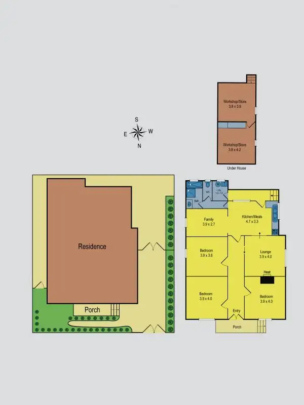 Floorplan of Homely house listing, 49 Derby Street, Moonee Ponds VIC 3039