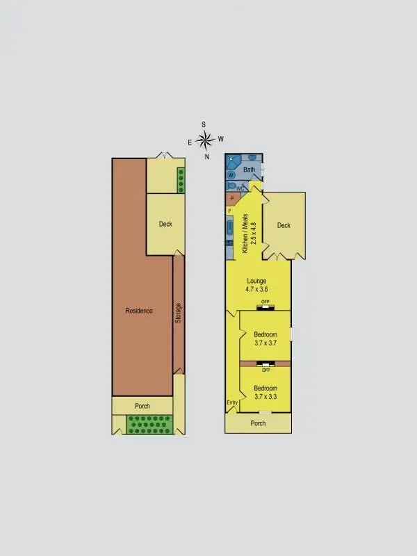 Floorplan of Homely house listing, 9 Newton Parade, Moonee Ponds VIC 3039