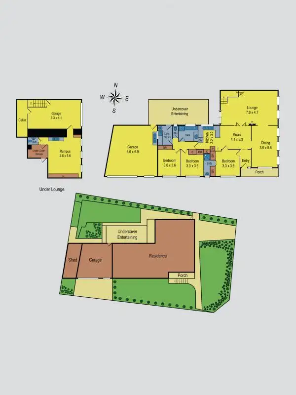 Floorplan of Homely house listing, 68 Anderson Road, Sunbury VIC 3429