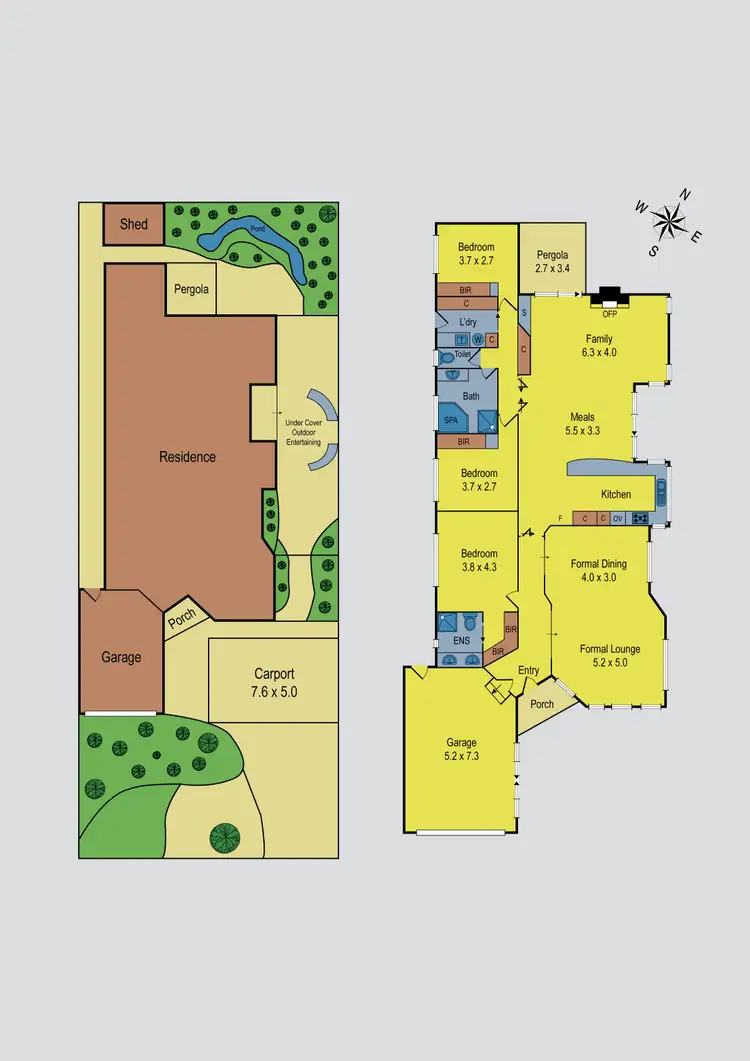 Floorplan of Homely house listing, 61 Truro Crescent, Taylors Lakes VIC 3038