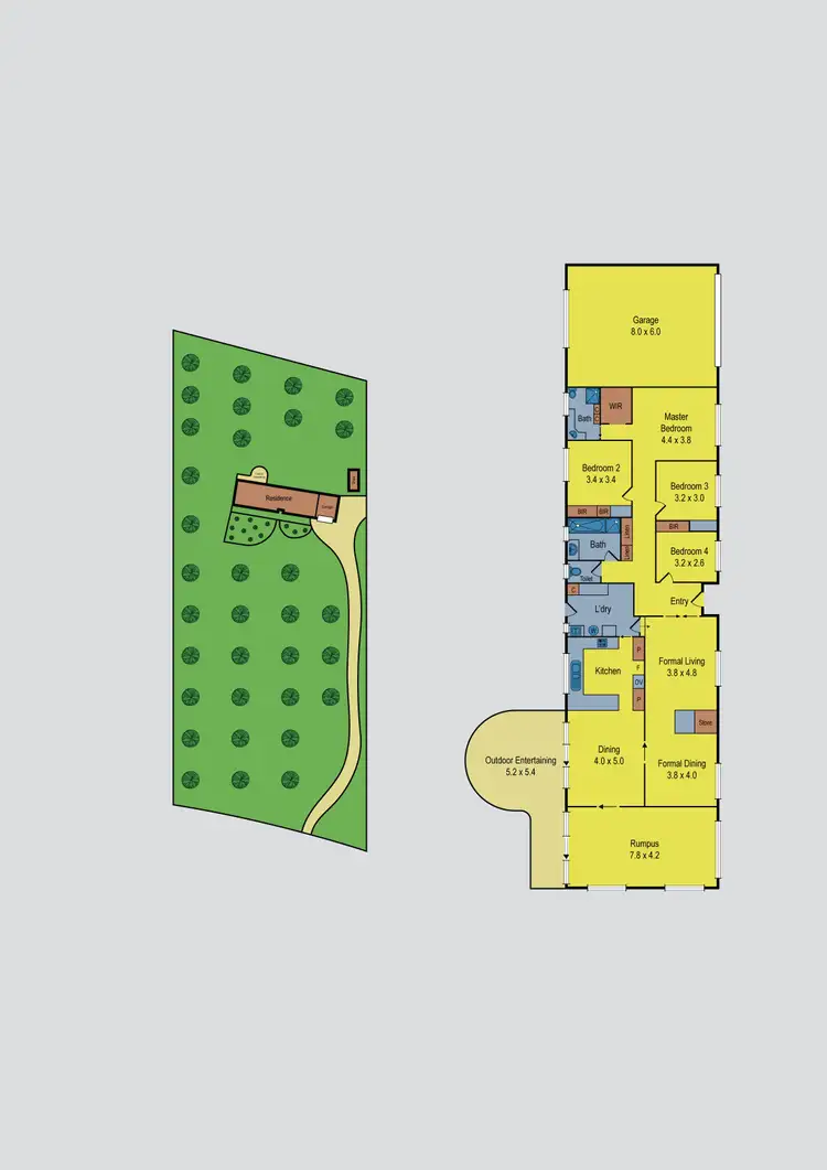 Floorplan of Homely house listing, 40 Nambour Drive, Sunbury VIC 3429
