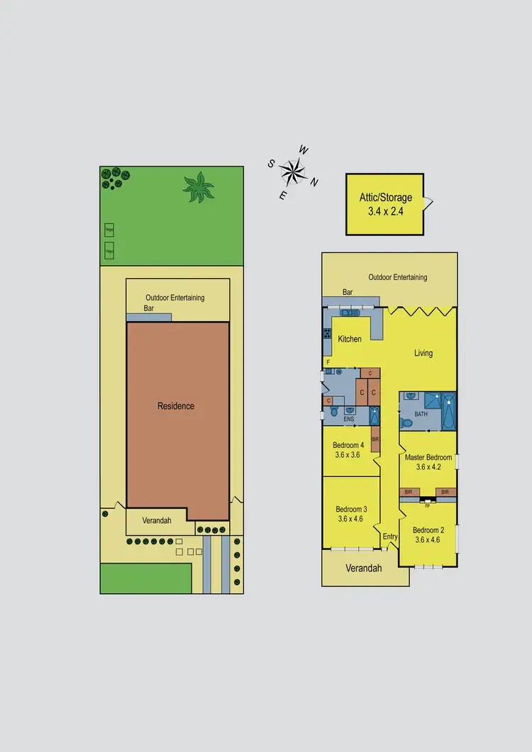 Floorplan of Homely house listing, 87 Nicholson Street, Coburg VIC 3058