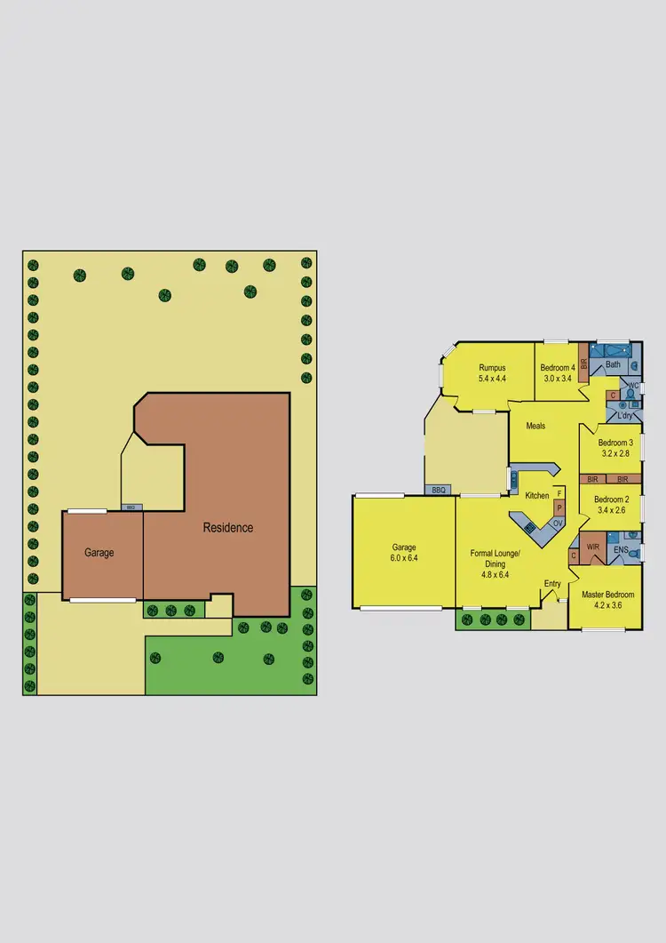 Floorplan of Homely house listing, 3 Hepburn Way, Caroline Springs VIC 3023