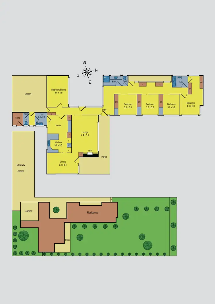 Floorplan of Homely house listing, 31 Brewster Street, Essendon VIC 3040
