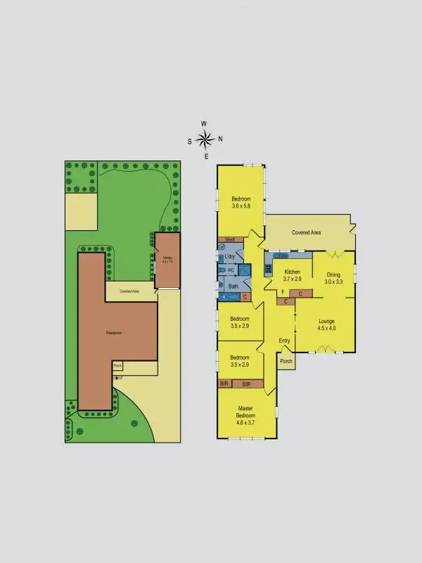 Floorplan of Homely house listing, 49 Glenview Road, Strathmore VIC 3041