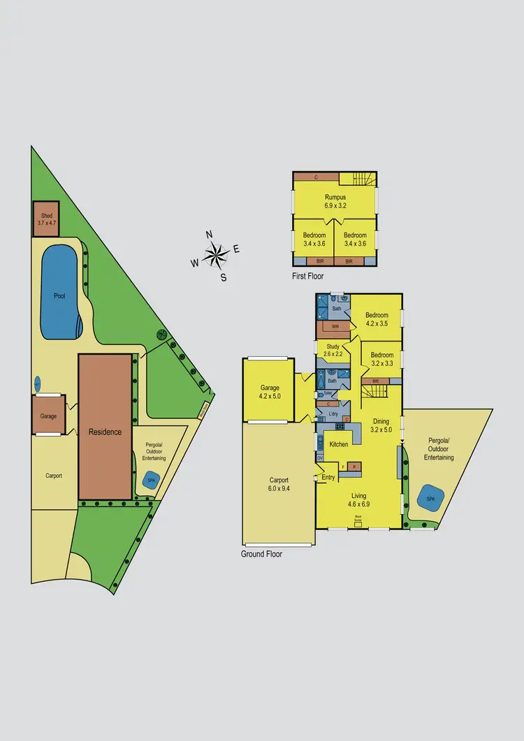 Floorplan of Homely house listing, 11 Cromer Place, Keilor Downs VIC 3038