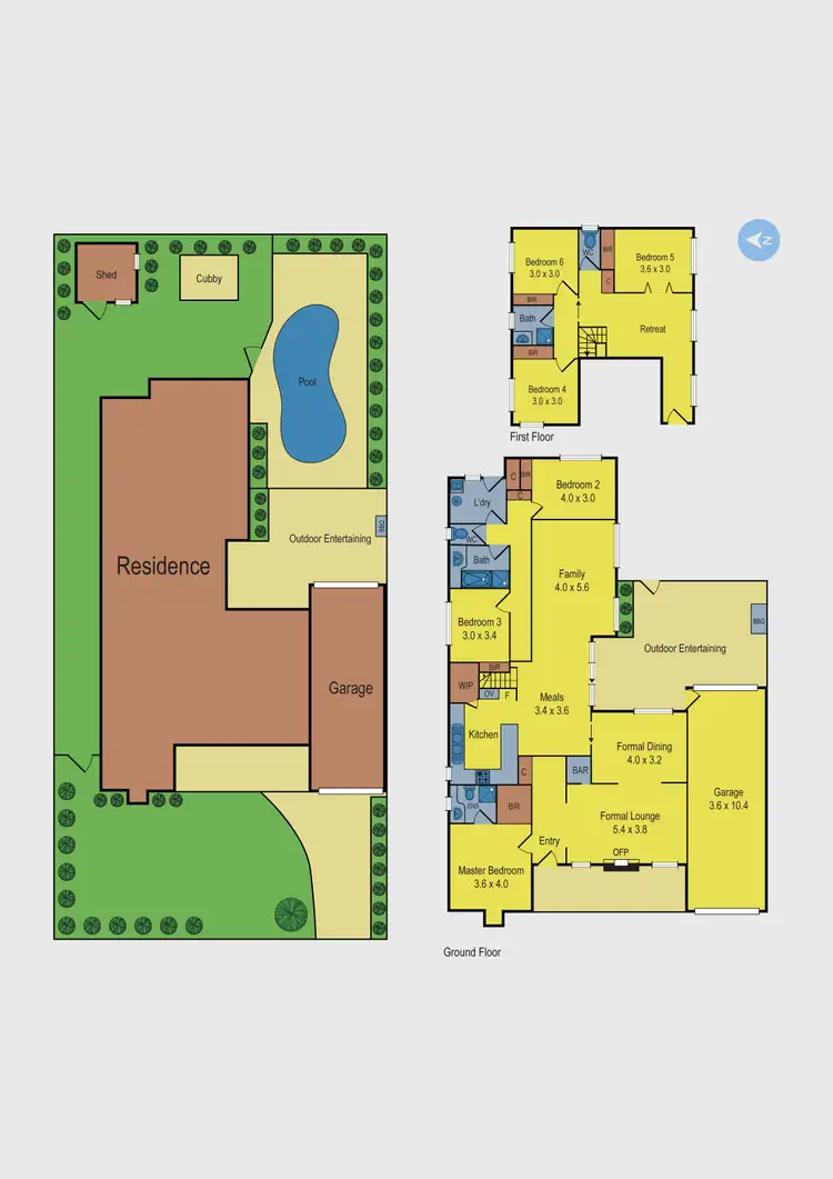 Floorplan of Homely house listing, 46 Campaspe Crescent, Keilor VIC 3036