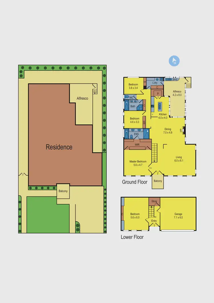Floorplan of Homely house listing, 4 Cropton Rise, Craigieburn VIC 3064