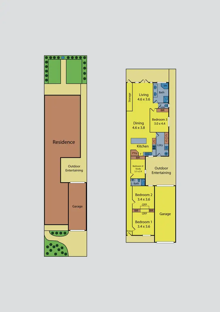 Floorplan of Homely house listing, 13 Shackell Street, Coburg VIC 3058
