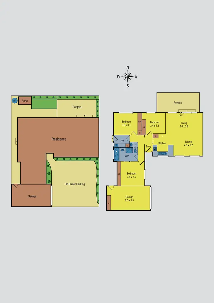 Floorplan of Homely townhouse listing, 18A Hart Street, Airport West VIC 3042