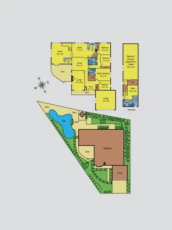 Floorplan of Homely house listing, 48 Skyline Drive, Keilor VIC 3036