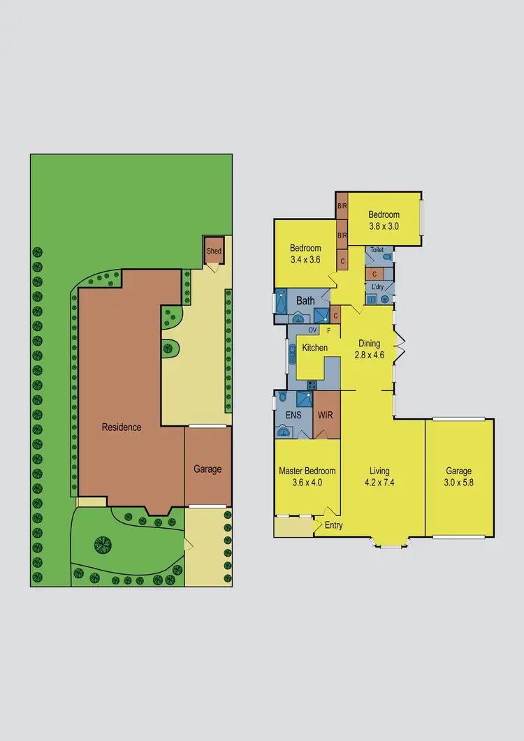 Floorplan of Homely unit listing, 25 Prince Street, Essendon North VIC 3041