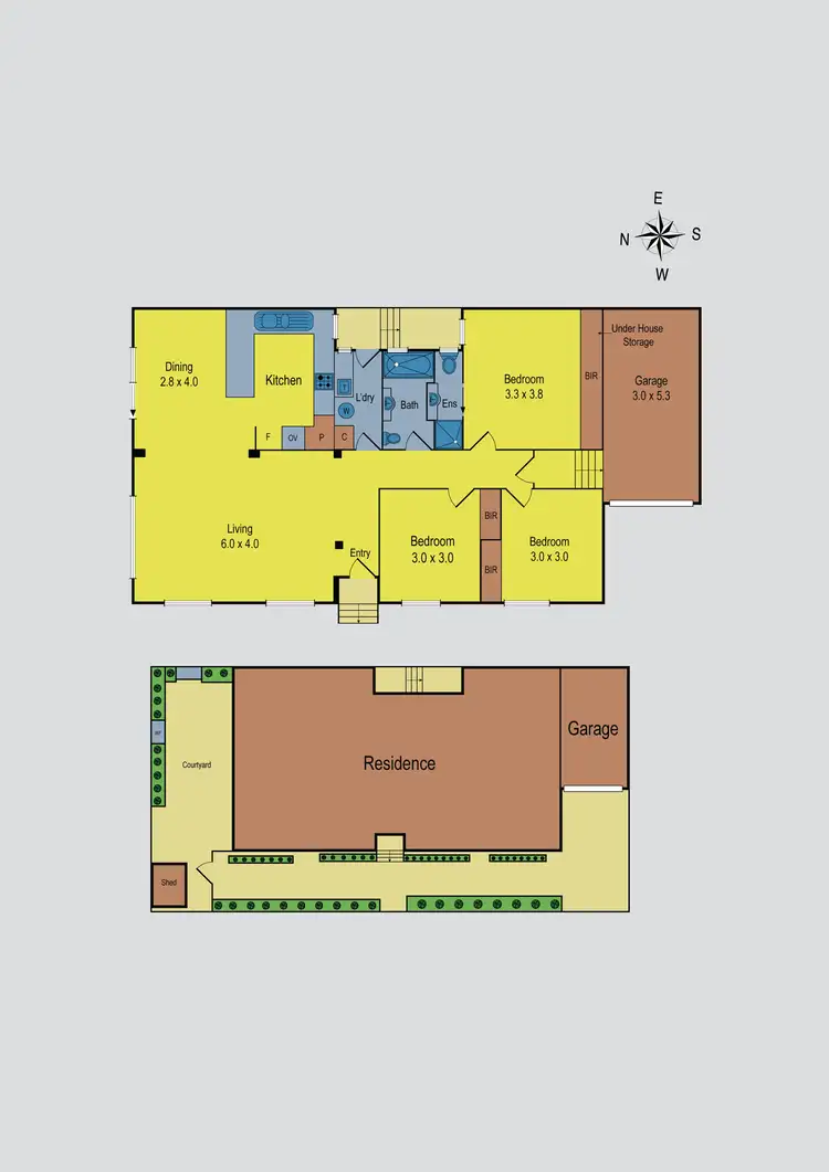 Floorplan of Homely unit listing, 116 Ogilvie Street, Essendon VIC 3040