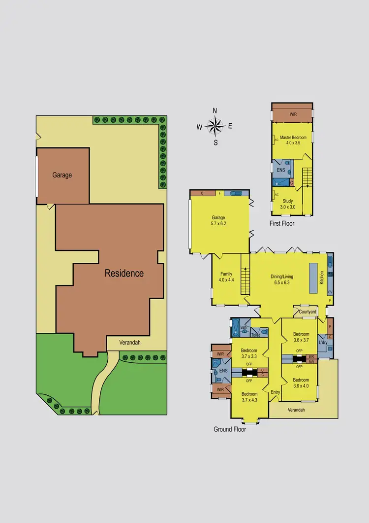 Floorplan of Homely house listing, 121 Rennie Street, Coburg VIC 3058