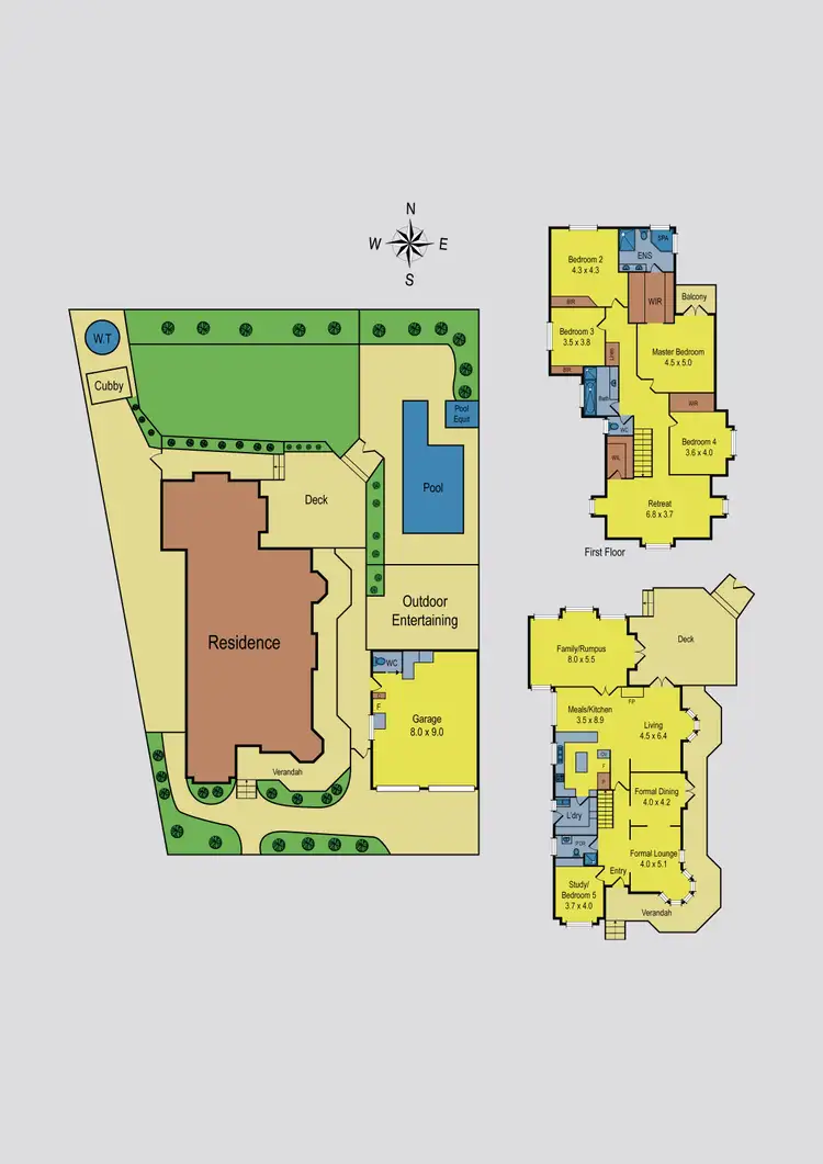 Floorplan of Homely house listing, 13 Wendover Crescent, Hillside VIC 3037