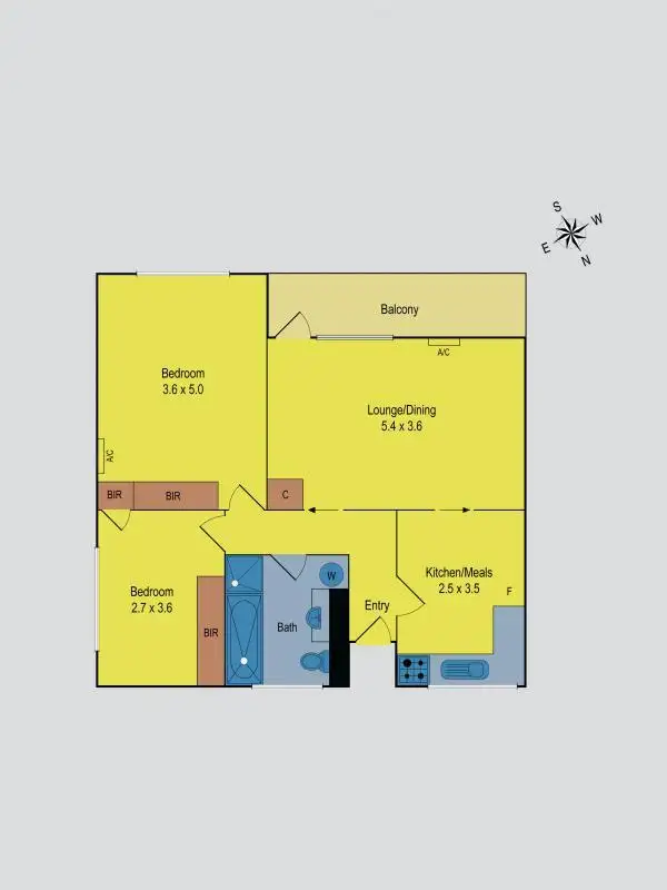Floorplan of Homely apartment listing, 10/78 Richardson Street, Essendon VIC 3040