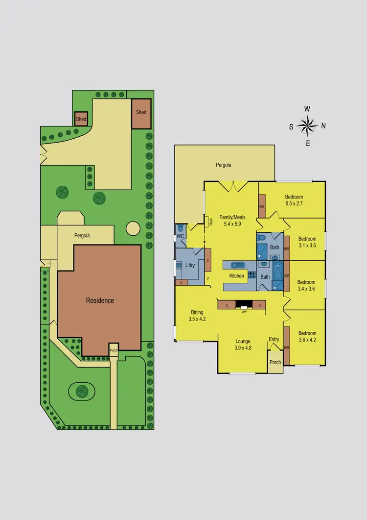 Floorplan of Homely house listing, 48 Fawkner Street, Aberfeldie VIC 3040