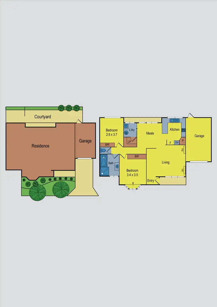 Floorplan of Homely unit listing, 2/143 Bradshaw Street, Essendon VIC 3040